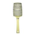 Unique Bargains Vent Detangling Brush with Detangling Pins Yellow