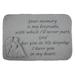 Design Toscano Your Memory is my Keepsake: Angel Cast Stone Garden Marker