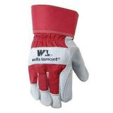 Wells Lamont Universal Cowhide Leather Palm Work Gloves Red L 1 pair (Pack of 6)