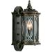 Wall Sconce WARWICKSHIRE 1-Light Small Dark Patina Beveled Leaded Glass M FA-268