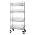 24 Deep x 48 Wide x 92 High 4 Tier Mobile Deep Basket Unit