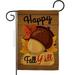 Ornament Collection 13 x 18.5 in. Happy Fall Yall Garden Flag with Harvest & Autumn Double-Sided Decorative Vertical Flags House Decoration Banner Yard Gift