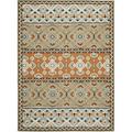 SAFAVIEH Veranda Moriah Southwestern Indoor/Outdoor Area Rug 6 7 x 9 6 Green/Terracotta