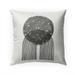 Moon Over Rainbow Charcoal Outdoor Pillow by Kavka Designs