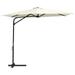 vidaXL Outdoor Umbrella Parasol with Cross Base Patio Sunshade Sun Shelter