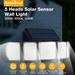 Solar Lights Outdoor Somoreal Solar Motion Sensor Lights w/214 LEDs 5 Heads Adjustable Dimmable IP65 Waterproof 360 Degrees Wide Angle Lighting Solar Wall Lights for Porch Garage Entryways