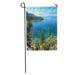 SIDONKU Blue Summer Lake Tahoe Nevada USA California Beautiful Pine Stones Garden Flag Decorative Flag House Banner 28x40 inch