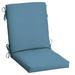 Arden Selections Outdoor Dining Chair Cushion 20 x 20 French Blue Texture