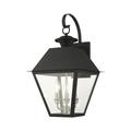 Livex Lighting - Mansfield - 3 Light Outdoor Wall Lantern - Livex Lighting