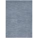 Noursion Essentials Solid Contemporary Blue/Grey 5 x 7 Area Rug (5 x 7 )