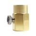 Brass Household Soda Bottle Adapter Co2 Cylinder Refill Adapter Co2 Fill Valve Connector Refill Bottletr21-4 To Cga320