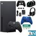 Xbox Series X 1TB Console with Extra Blue Controller Accessories Kit and 2 Vouchers