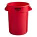 Rubbermaid Commercial 263200RDCT Brute Vented Container - 32 gal Capacity - Round - Red