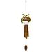 Woodstock Windchimes Hoot Owl Bamboo Chime Wind Chimes For Outside Wind Chimes For Garden Patio and Outdoor DÃ©cor 33 L