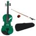 4/4 Acoustic Violin Kit (Box + Bow + Rosin)-Green