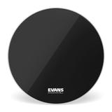 Evans EQ3 Resonant Black Bass Drum Head No Port 24 Inch