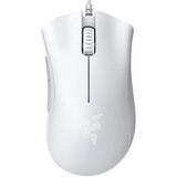 Razer Deathadder Essential Gaming Mouse: 6400 Dpi Optical Sensor - 5 Programmable Buttons - Mechanical Switches - Rubber Side Grips - Mercury White