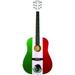 Main Street Guitars MAMF 40.5 Dreadnought Acoustic Guitar Spruce with Mexican Flag Design