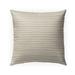 Linear Beige Outdoor Pillow by Kavka Designs