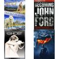 Assorted 4 Pack DVD Bundle: Time of the Wolf / Legend of Wolf Mountain BECOMING JOHN FORD Ghost The Dark Knight