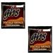 GHS Guitar Strings 2-Pack Acoustic Medium 13-56 Vintage Bronze