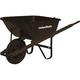 S6U25 6 cu. ft. Wheelbarrow Steel Tray with Wooden Handle