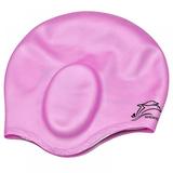 Alvage Swim Caps Ear Protection 3D - Swimming Cap for Women Men - Silicone Swim Cap Waterproof - Fits Long Hair & Short - Adult Swim Cap - Youth Swim Cap - Swim Hats
