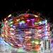 LED String Lights 20m 200 LEDs Decorative Fairy USB Powered String Lights Copper Wire Light for Bedroom Wedding - White