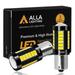 Alla Lighting BA15S 7506 1156 LED Strobe Flashing Brake Reverse Lights Bulb 5730-SMD P21W LED Back-up Brake Stop TaIl Lights Replacement for Cars Trucks 6000K Xenon White (Set of 2)