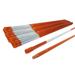 The ROP Shop | Pack of 200 Orange Driveway Markers 48 inches 5/16 inch with Reflectors Heavy Duty