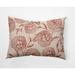 E by Design Antique Flowers Indoor/Outdoor Lumbar Throw Pillow