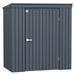 Arrow Elite Steel Storage Shed 6x4 Anthracite