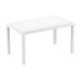 Compamia Orlando 55 Wickerlook Patio Dining Table in White