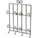 Bard s Black Wrought Iron Wall Mounted 4 Cup and 4 Saucer Display Hanger 15.75 H x 11.5 W x 2 D (For 6 Saucers) Pack of 3