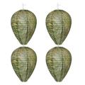 Winnereco 4 Pack Wasp Nest Decoy Hanging Wasp Deterrent Repellent Safe Fake Trap