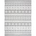 SAFAVIEH Cabana Allycia Ivory/Grey 2 2 X9 Runner Indoor/Outdoor Area Rug Ivory/Grey 9 x 12