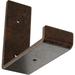 Ekena Millwork 2 W x 6 D x 5 1/2 H Steel Hanging Shelf Bracket Antiqued Copper