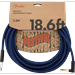 FenderÂ® 18.6 Angled Festival Instrument Cable Pure Hemp Blue Dream #0990918073