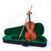 Kepooman 4/4 Acoustic Violin Fiddle Kit with Violin Case Bow Rosin Strings Tuner - Natural