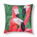Pink Flamingo Indoor Outdoor Pillow Tropical Beach Premium Decor Decoration Accent Throw Pillow
