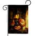 Breeze Decor G162105-BO 13 x 18.5 in. Lantern Pumpkins Garden Flag with Fall Halloween Double-Sided Decorative Vertical Flags House Decoration Banner Yard Gift