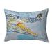Betsy Drake KS548 11 x 14 in. Croc & Butterfly Small No-Cord Indoor & Outdoor Pillow