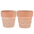 Hemoton 2pcs Outdoor Plant Pots Terracotta Flowerpot Desk Ornament for Home Office