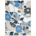 SAFAVIEH Cabana Annandale Indoor/Outdoor Area Rug Grey/Blue 9 x 12