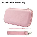 Cute Switch Case for Nintendo Switch/Switch LITE/OLED Travel Carrying Bundle Bag Hard Portable Protective Accessories Kit (Switch Lite Pink)