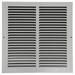 1PACK ZoroSelect 4MJN7 Return Air Grille 10 X 14 White Steel