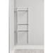 Rubbermaid 2-4ft Steel Expandable Closet Kit Organization Storage Solution White