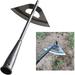 Garden Hoe All-Steel Hardened Hollow Hoe for Weeding Garden Edger Weeder Easy Weeding and Soil Loosening Weeding Hoe Garden Tool Durable and Efficient Hand Tool