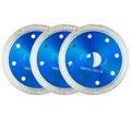 3Pcs Super Thin Diamond Saw Blade EEEkit 4inch Diamond Saw Blades Dry Wet Porcelain Blade for Cutting Porcelain Tile Granite Marble Ceramic Disc Wheel for Angle Grinder