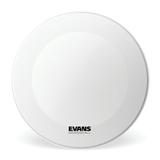 Evans EQ3 Resonant Coated White Bass Drum Head No Port 22 Inch